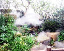 廊坊噴霧系統優點：針對樣板間景觀噴霧造景系